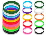 ZoeTekway 10 Stück Silikonarmband Herren Kinder...
