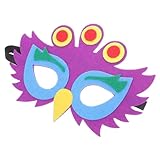 Beaupretty 5 Stück Tiermaske Lifelike Peacock Maske für Halloween Cosplay Elastisch Leicht für Feste Partys Lustige Tiermasken