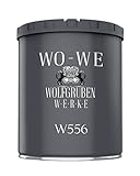 Latexfarbe Innenweiß Abwaschbare Wandfarbe Wohnraumfarbe Küchenwandfarbe Seidenmatt W556 Weiß - 1L