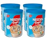 NESCAFÉ Frappé Typ Eiskaffee, Frappé-Kaffeepulver mit Instant-Kaffee, laktosefrei, koffeinhaltig, 4er Pack (4x275g)