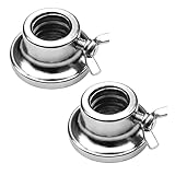 Hantelklemmen für Langhantelstange, Langhantelblock | 2 Hantelscheiben mit Sechskantmutter für Hanteln | Hantelverschlüsse, Hantelklemmen, 1 Zoll Langhantelklemmen für Fi Training