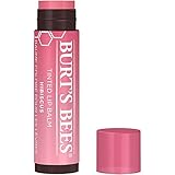 Burt´s Bees Tinted Lip Balm Hibiscus (gefärbter Lippenpflegestift, in neutralem Farbton, sehr dezent, Lippenbalsam, Pflege, natürliche Inhaltsstoffe) 501100