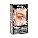 L'Oréal Paris Augenbrauenfarbe für einen strahlenden und perfekt gepflegten Look, Ammoniakfreie Augenbrauenfarbe, Bis zu 10 Anwendungen pro Pack, Brow Color, 7.0 Dunkelblond