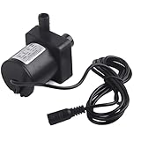 Mini-DC-Tauchpumpe mit Bürstenlosem Motor, 12 V, 18 W, 800 L/h, Effizient und Praktisch, Sicher und Harmlos, für Pools, Teiche, Aquarien