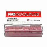 WETOOLPLUS Ersatzmesser-Set Rasentrimmer-Zubehör (50 Stück, Aufbewahrungsbox, passend für Einhell GE-CT 18 Li Kit/Li-Solo, GC-CT 18/24 Li-Solo/Li P-Solo/Li P Kit)