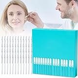 GmwyCzV 48 Stück Sticky Earpick, Ohrenschmalz Entferner Sauger, Klebriger Ohrlochreiniger, Waschbares Ohrreinigungswerkzeug, 360° Ear Cleaner, Schadet Den Ohren Nicht, für Erwachsene (24 Stück/Box)
