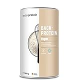 Backprotein - veganes Proteinpulver zum Backen von Low Carb Brot, Kuchen, Keksen, Muffins oder Brownies - BetterProtein - 500g Neutral - Proteinpulver Backmischung