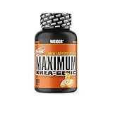 Weider - Krea Genic Caps - Doppelt gepuffertes Kreatin für maximale Leistung - Mehr Power beim Workout, Muskelaufbau - 100 Kapseln