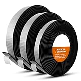 Wulkow EPDM Zellkautschuk DICHTUNGSBAND selbstklebend - BREITE: 5mm bis 90mm - LÄNGE: 0,5m bis 10m - DICKE: bis 10mm - AUSWAHL: 9 x 2mm x 10m // wie KOMPRIBAND/MOOSGUMMI - Schaumstoff