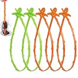 Forlivese 5 Pack 20 Inch Abflussreiniger Spirale,Ausschreibung Abflussreiniger Sticks,Wiederverwendbar Rohrreinigungsspirale