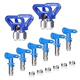 Mulcort Airless Farbdüsen Set Reversible Sprühmaschine Spitzen Airless Farbsprühdüse Kit Airless Sprayer Sprühmaschine Zubehör