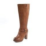 GABYLOU Breite Wadenstiefel XL - Modell Kamilla. Cognac23. 39