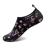 Homitem Wasserschuhe für Damen und Herren, Aqua-Socken, Schwimmen, Strand, Pool, Fluss, Slipper, Barfuß, schnelltrocknend, Urlaub, Kreuzfahrt, Essentials, Zubehör für Yoga, Kajak, Sport, Nightfall