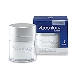VISCONTOUR Cream Nacht - Nachtcreme mit Hyaluron - Intensive Pflege für trockene und sensible Haut - Anti-Aging-Hautpflege, 1 x 50 ml