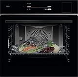 AEG TP9SB83ZAB Einbaubackofen/WLAN-fähig/Dampfreinigung