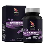 Carnium Botanicals Black Ginger Extrakt – Vegane Ingwer Kapseln, Glutenfrei, Laktosefrei – Bio Ingwer Extrakt – 30 Kapseln