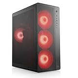 Gaming PC mit Windows 11 Home | AMD Ryzen 7 5700X 8x3.4GHz | GeForce RTX 5060 | 1000GB M.2 NVMe | 32GB DDR4 RAM | Computer für Zocker, Gamer Desktop Rechner zum Spielen | A10190