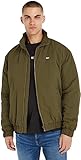 Tommy Jeans Herren Jacke Essential Padded Übergangsjacke, Grün (Drab Olive Green), L