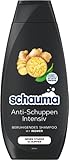 Schauma Anti-Schuppen Shampoo Intensiv (400 ml), Haarshampoo beruhigt die Kopfhaut, Shampoo bekämpft starke Schuppen ab der ersten Anwendung