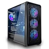 SYSTEMTREFF Basic Gaming PC AMD Ryzen 7 5700G 8x4.6GHz | AMD Radeon RX Vega 8 4K HDMI DX12 | 1TB M.2 NVMe + 1TB HDD | 16GB DDR4 RAM | WLAN Desktop Computer Rechner für Gamer, Zocker, Windows 11 Pro