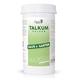 FiPro Talkumpulver 300g Streudose | Talkum-Puder aus 100% Talk Talc | Haus | Haushalt | Garten | natürliches Hausmittel | Fettflecken Schuhpflege Fensterreiniger | Bio-Insektizid Pilzkrankheiten