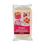 FunCakes Mandelhaltige Zuckermasse (holländisches Marzipan) Natural (1:4): Rollfertig, Einfach zu verwenden, Perfekt zum Dekorieren von Kuchen, Halal, koscher und glutenfrei. 250 g., Mittel