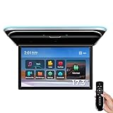 XTRONS 17,3 Zoll Auto Overhead FHD 1080P IPS Bildschirm Octa-Core 2+32 Android Autodach-Multimedia-Player mit hervorragender für Sound und Bildschirmspiegelung HDMI/USB/AV/FM/IR