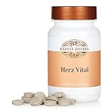 Herz Vital Tabletten (160 Stk) Weißdorn Herzgespannkraut Melisse Enzian Herz-Vitamine Magnesium, Vegane Herstellung Deutschland Blutdruck Herz-Kreislauf-System Gefäße Cardio BÄRBEL DREXEL®