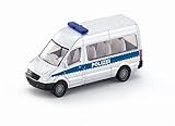 siku 0804, Polizeibus, Metall/Kunststoff, Silber,...