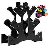 Hantelscheibenständer Klein Hantelbaum Klein Hantel Rack Hantelständer Kurzhantelablage Hantelhalterung Gym Hantelablage Gymnastikhantelbaum Für 6 Gymnastikhanteln Bis 8Kg Belastbar (klein)
