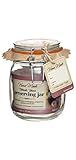 KitchenCraft KCLP750 Home Made Luftdichtes Glas mit Clipdeckel, 750 ml, Rot