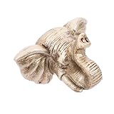 ADOCARN Wandmontierter Elefantenkopf Wasserspeier Dekorativer Wandbrunnen für Garten und Terrasse Einstellbarer Wasserfluss Design Geschenkverpackung