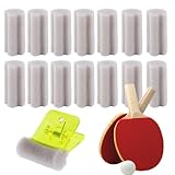 Tischtennis-Kleberbürste, mit Klemme, Tiefenreinigung, saugfähiger Ersatz, Tischtennisschläger-Schwammwischtuch – für Profis, Enthusiasten, Anfänger, Amateure, Damen, Herren