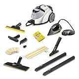 Kärcher Dampfreiniger SC 5 EasyFix Iron Select Bath Edition, Dampfdruck: max. 4,2 bar, Aufheizzeit: 180 s, Leistung: 2.250 W, Flächenleistung: 150 m², Tank: 1,5 l