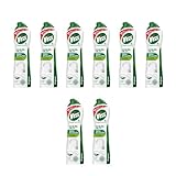 8x Viss Scheuermilch Original effektives Reinigungsmittel 100% kraftvoll gegen Fett und Schmutz mit 100% natürlichen Reinigungspartikeln 500 ml