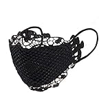 GZYshoyao Damen Spitze Mundschutz Waschbar Mund und Nasenschutz Elegant Atmungsaktive Bandana Maske Halstuch für Männer Frauen