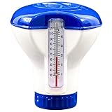 MaReBa24® Kleiner Dosierschwimmer Dosierer mit Thermometer für 20g Tabletten