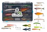 TackleBoss Hechtbox - Tackle Box - Spinnfischen Köder Set - Hechtangeln