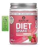 Bodylab24 Diet Shake Raspberry Yogurt Oats Flavouring 420g, Diät-Shake zum einfachen Abnehmen, Mahlzeitersatz mit wertvollen Ballaststoffen und Eiweiß, nur 250 kcal pro Portion