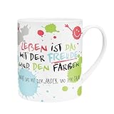 H:) PPY life XL-Tasse Motiv 'Freude' | Riesentasse aus...