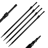 A&N 4 Stück Rutenhalter Bankstick Storm Pole Alu Drill 60-110cm teleskopierbar Rod pod