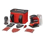 Einhell Akku-Faustschleifer TE-OS 18/113 3X Li-Solo Power X-Change (18 V, Schwingschleifer, 3x wechselbare Schleifplatten, 1,8 mm Schwingkreis, inkl. Zubehör ohne Akku)