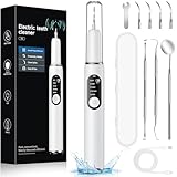 FIVAVA Zahnsteinentferner Zahnreinigung Set Pro Zahnreinigungsset für Zahnpflege zu Hause und Hunde und Katzen, Elektrische Zahnreiniger für Es Gibt 5 Modi und 4 Reinigungsköpfe