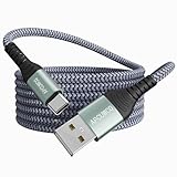 USB C Kabel 3M 3.1A Schnellladung Type C Ladekabel Nylon...