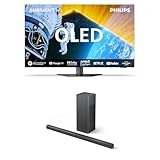 Philips Ambilight 55OLED809 4K OLED Smart TV - 55-Zoll with TAB6309 Soundbar