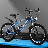 Mountainbike für Kinder 22 Zoll Einteiliger Rahmen Aus Kohlenstoffstahl für Jungen Mädchen und Teenager Pendlerfahrrad B,22 inches