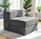 Schlafsessel mit Bettfunktion – Schlafsofa 75 cm breit,...