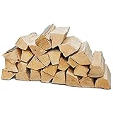 Flameup Brennholz Buche, Kaminholz mit Rinde, Buchenholz, Feuerholz für Ofen, Kamin, Kaminofen, Feuerschale, Grill, Holzscheite 25 cm, getrocknet, Menge:30 kg