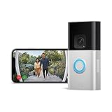 Wir stellen vor: Ring Battery Video Doorbell Plus von Amazon | Kabellose Videotürklingel mit Kamera, 1536p-HD-Video, Kopf-bis-Fuß-Aufnahme, Nachtsicht in Farbe, WLAN, Selbstinstallation