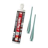 TOX Verbundmörtel Liquix Plus 7 styrolfrei 300 ml (1 Stk.) M, Injektionsmörtel für hohe Lasten bis zu 13,3 Tonnen Gewicht, mit 2x Statikmischer Liquix Mix, im Karton, 084100121